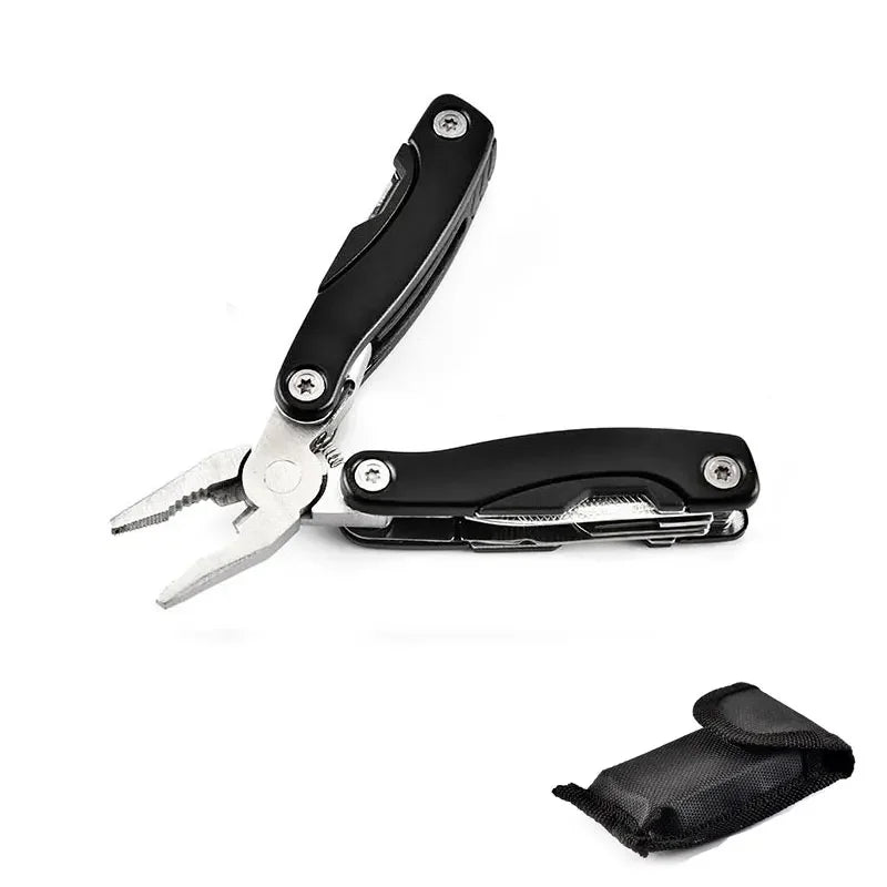 Outdoor Folding Multi-Tool Pliers – Portable Survival Camping Tool with Mini Knife, Multifunctional Combination