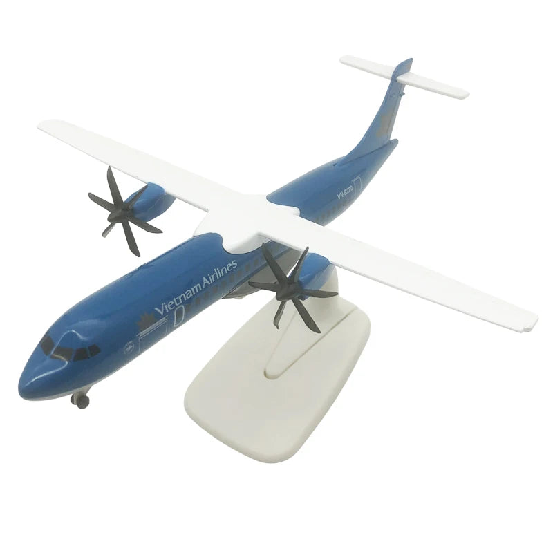 1Pc 20cm ATR Plane Airplane Model Aircraft Diecast Metal  Alloy Collection Gift Children Toy Home Decor