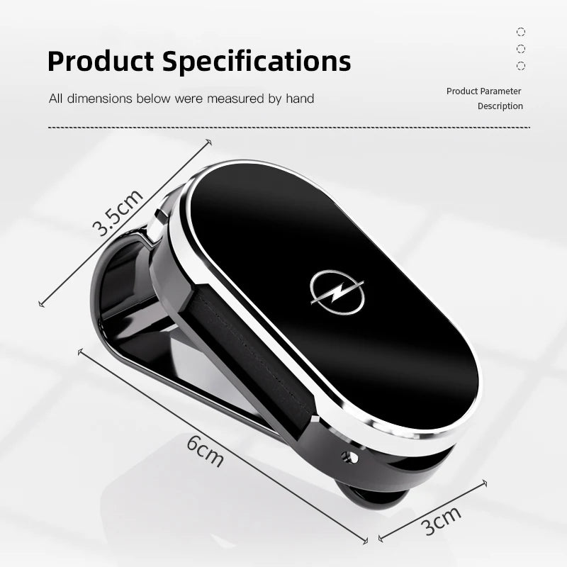 1Pcs Car Sun Visor Glasses Storage Clip Sunglasses Holder For Opel Astra Corsa Frontera Mokka Grandland Insignia Zafira Karl