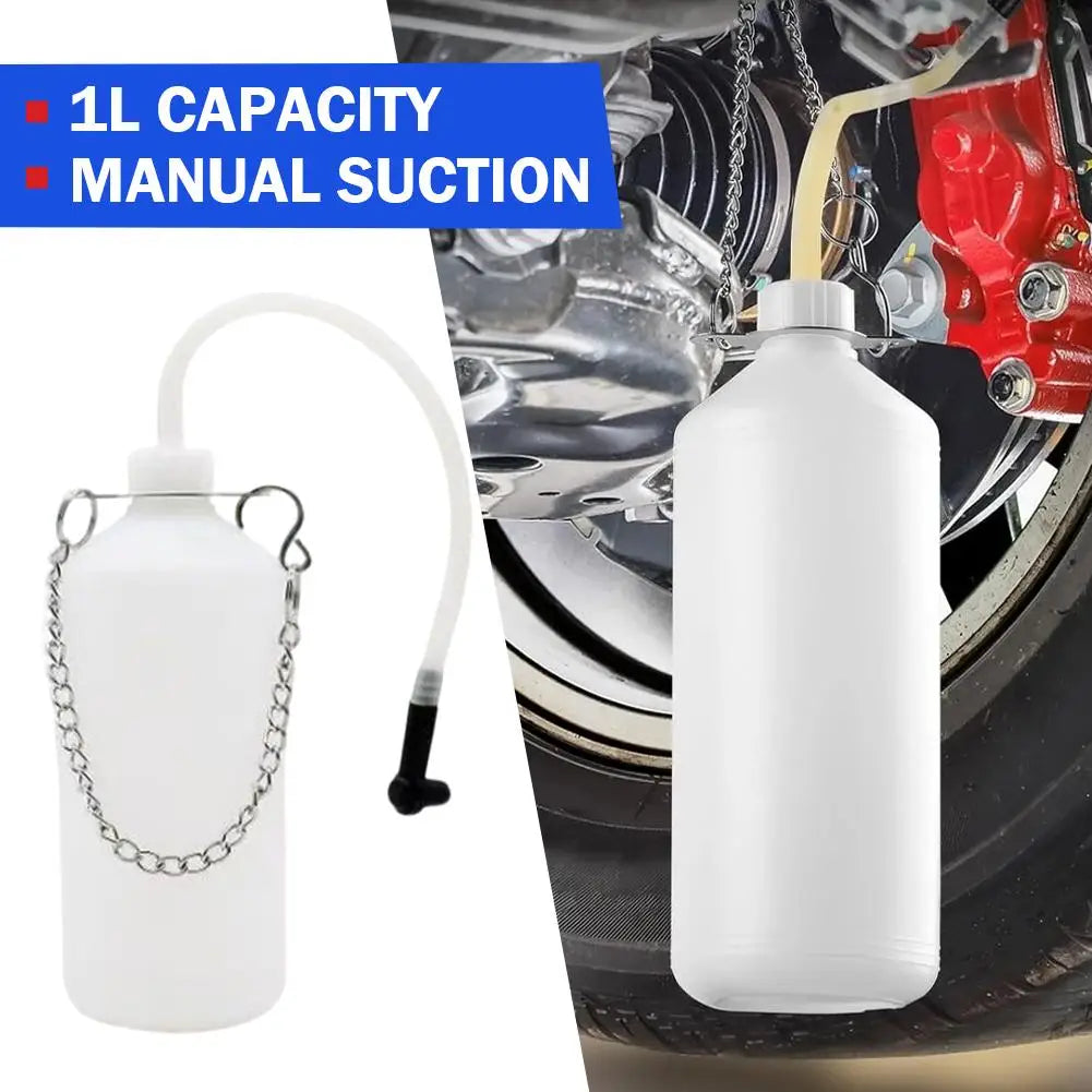 Auto Brake Fluid Extractor Universal 1L Brake System Bleeding Tool Brake Fluid Bleeder Fluid Bleeder Bottle