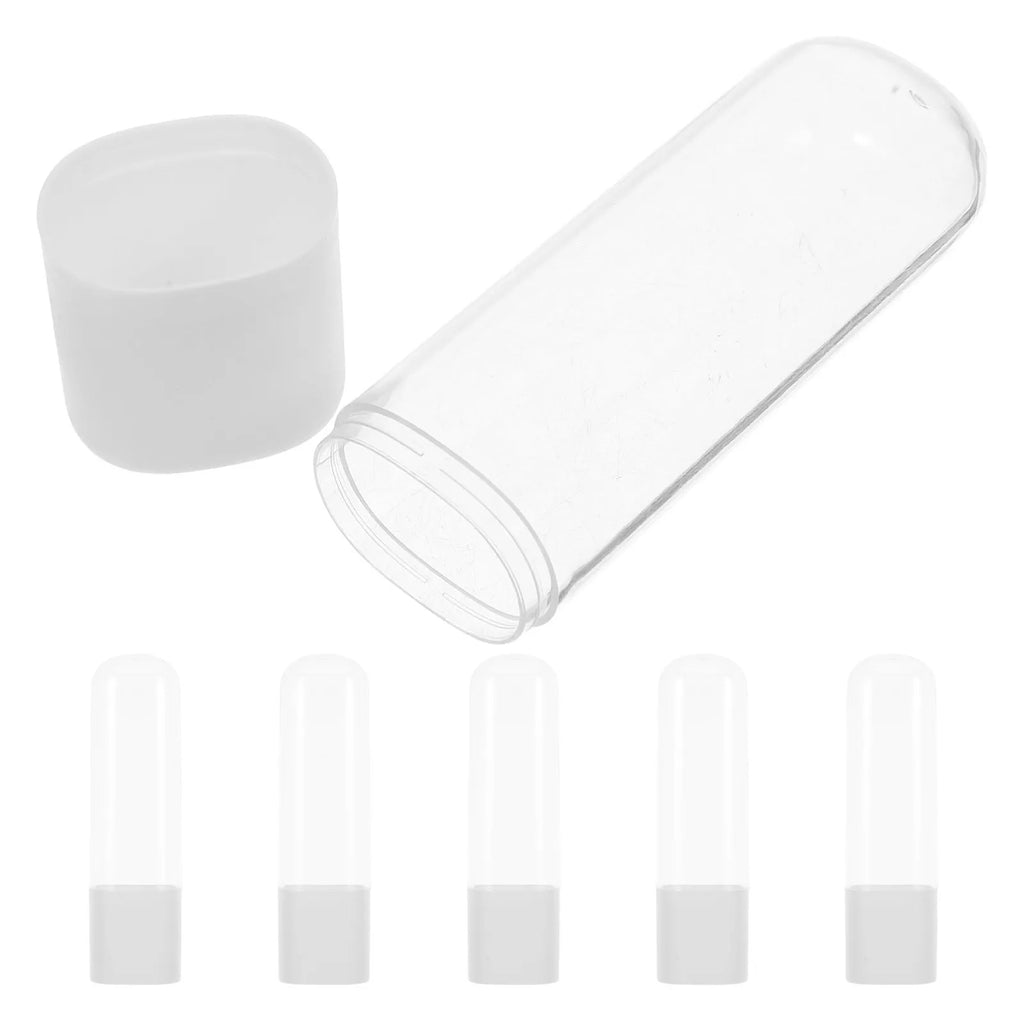 6Pcs Water Flosser Tips Holder Compact Dustproof Travel Case Oral Care Accessories Organizer Flosser Storage Box for Daily Use