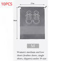 10pcs Shoes Storage Organizer Bags Non-woven Travel Portable Closet Bag Waterproof Pocket  Storage Bag Closet Organizer