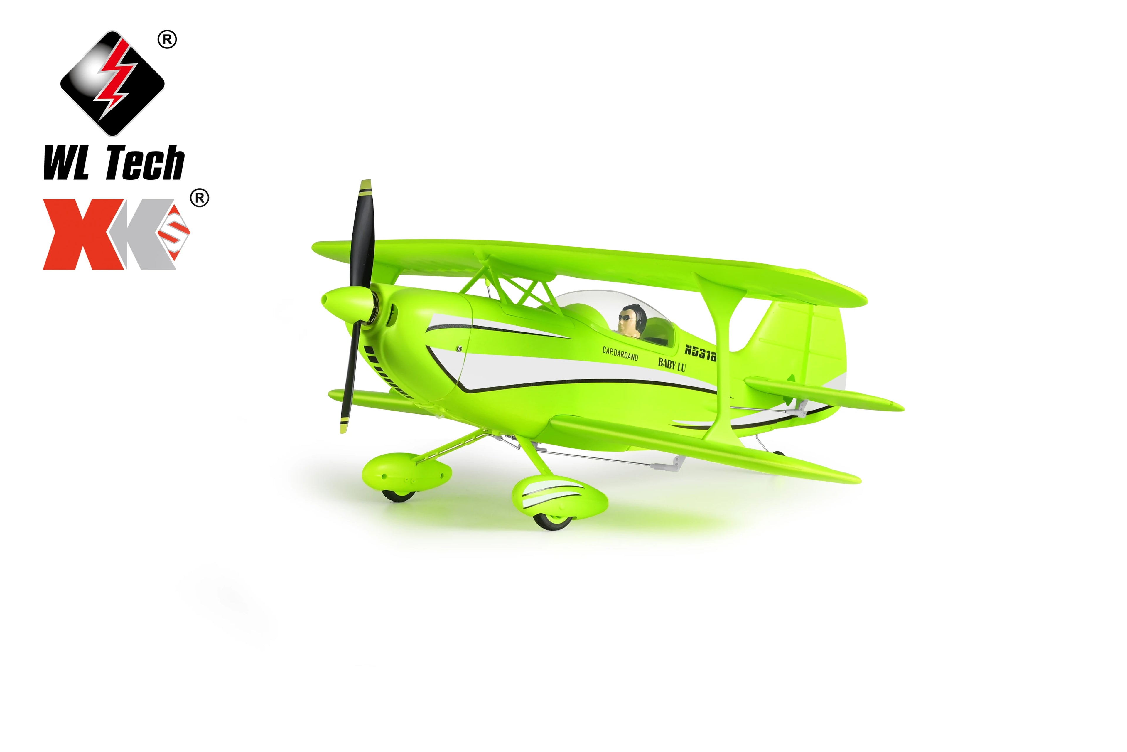 2026 WLtoys Remote-Controlled Aircraft A310 Brushless Motor 3D/6G With Gyroscope Dual Wings  4 Channel Airplane 3D RC Model Toys
