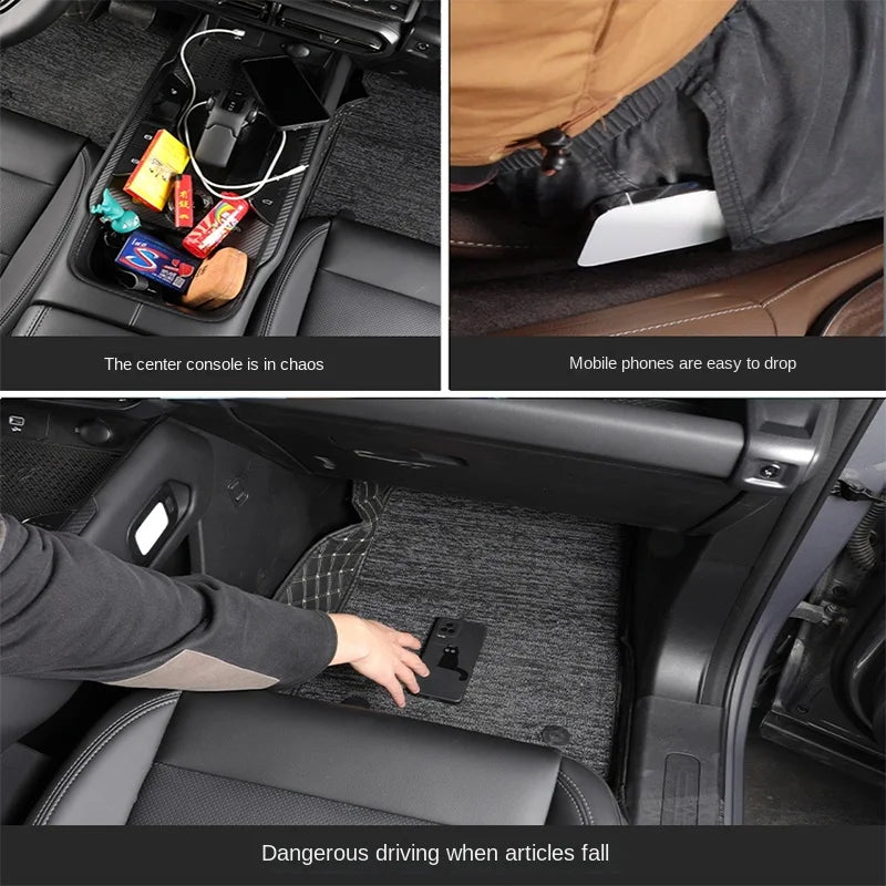1 Piece Car Seat Side Gap Filler Storage Box For Mercedes Benz C E S Class W210 W211 W213 W203 GLC X253 GLK SLK R172 Accessories