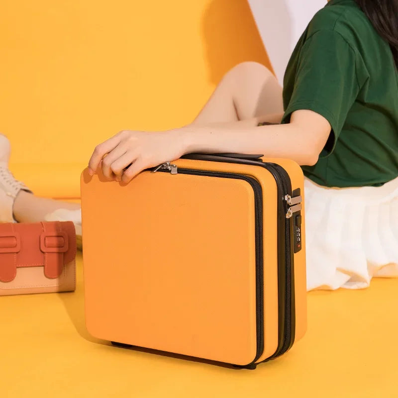 16 Inch Carry on Suitcase Travel Luggage Case Women Small Wash Bag Makeup Case Cabin Luggage Men's Business Portable Suitcase