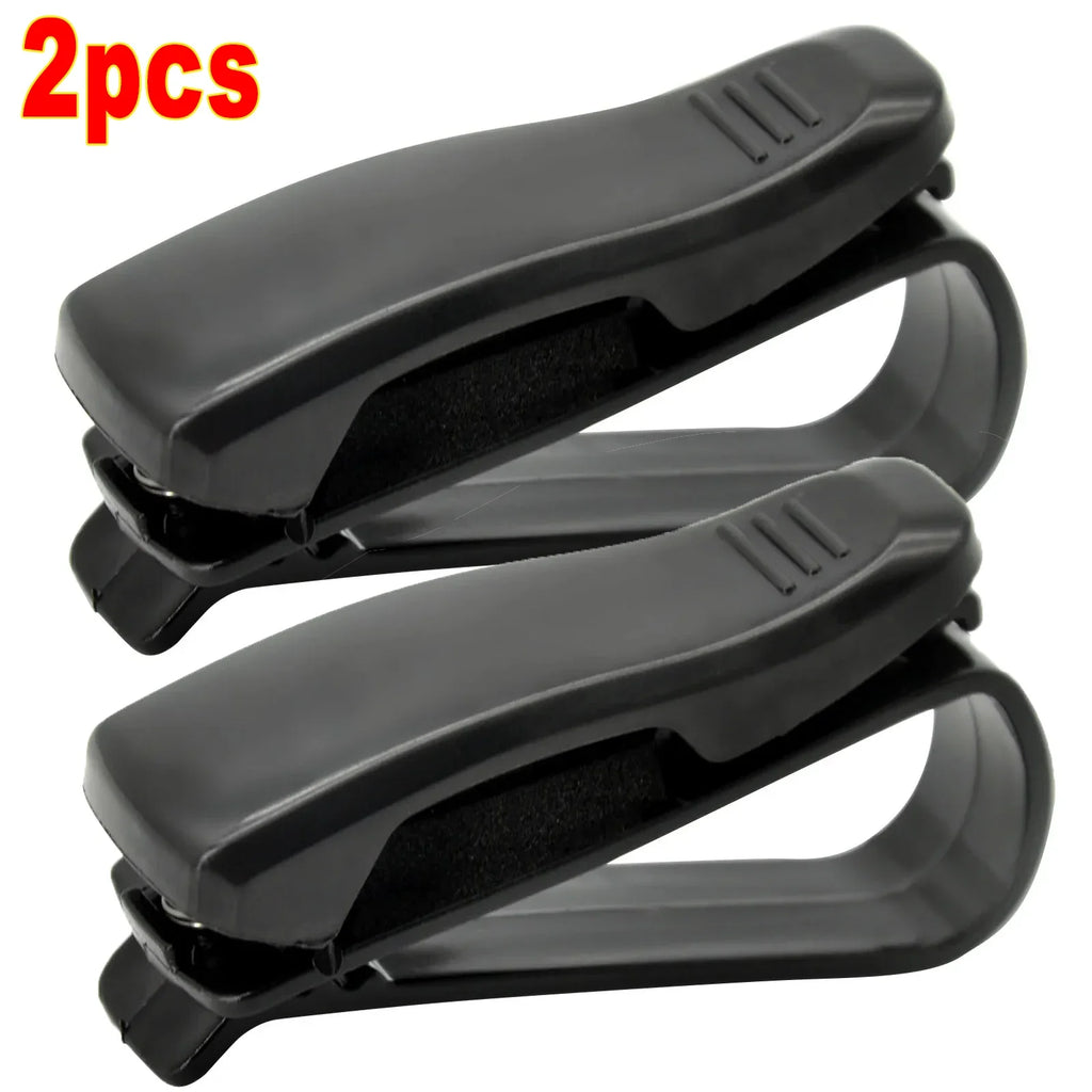 Car Glasses Case Universal Car Sun Visor Glasses Holder Sunglasses Clip Card Ticket Eyeglasses Holder Auto Interior Accessories