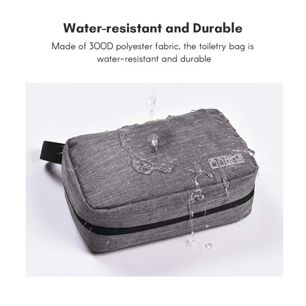 Large-capacity Travel Toiletry Bag Multi-functional Portable Makeup Storage Bag Compartmentalized Zippered Travel Storage Pouch