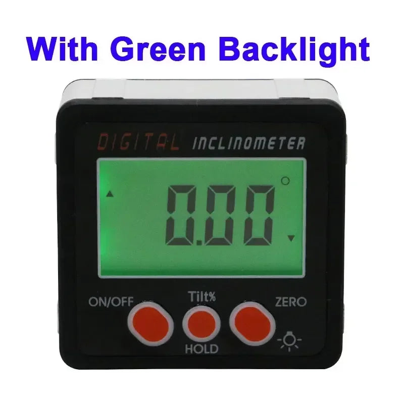 SHANHR Angle Meter Finder Protractor Level Measuring Instruments Level Box Gauge Magnetic Digital Inclinometer