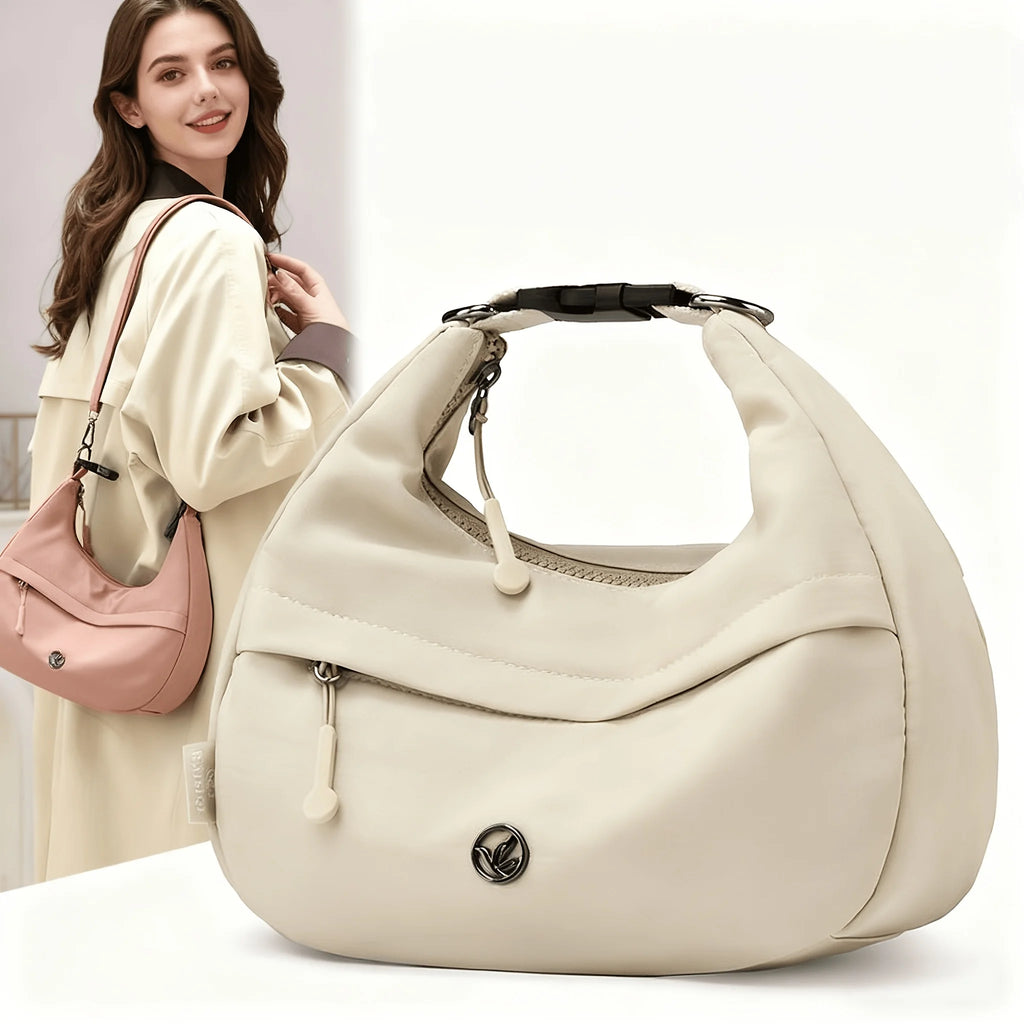 Women's Nylon Crescent Bag Crossbody Bag Hobo Shoulder Bags Handbag Multiple Pockets for Daily Travel Commuting Leisure Tote