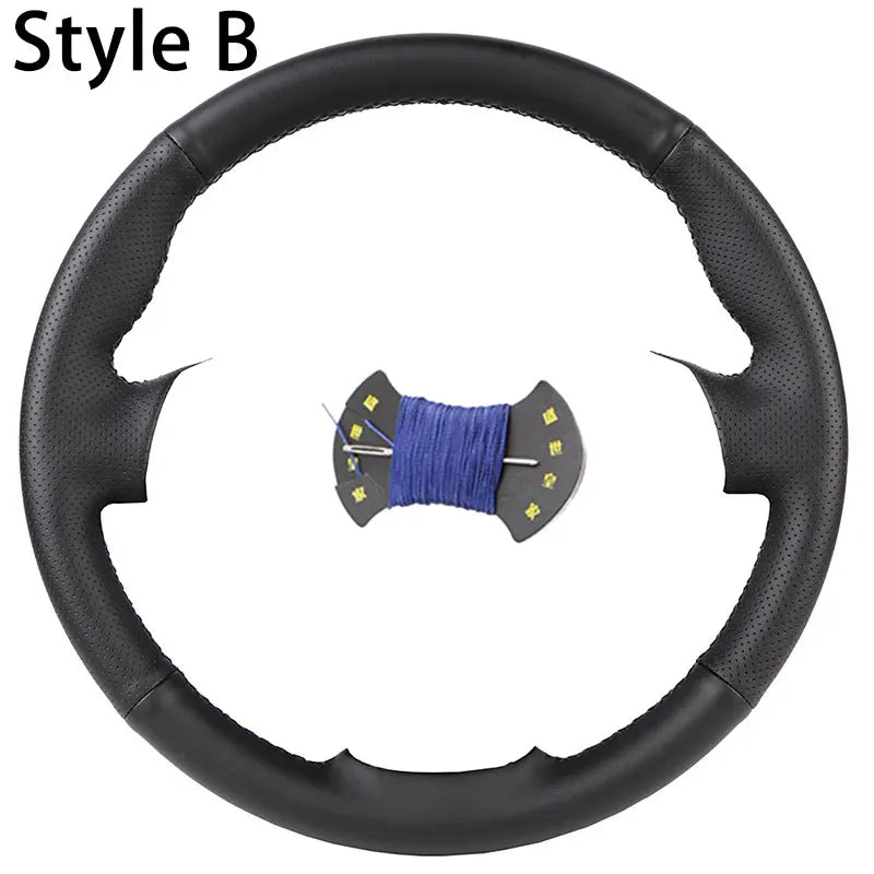 Soft Car Steering Wheel Cover For Fiat Bravo Doblo Opel Combo Grande Punto Linea Qubo Vauxhall Non-Slip Steering Wheel Protector