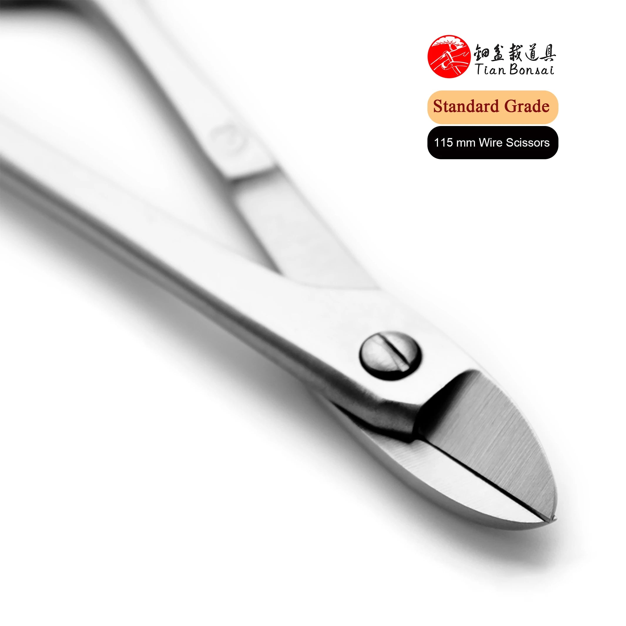 Standard Bonsai Tools 115 mm Wire Scissors Integrally Forged with 3Cr13 Alloy Steel