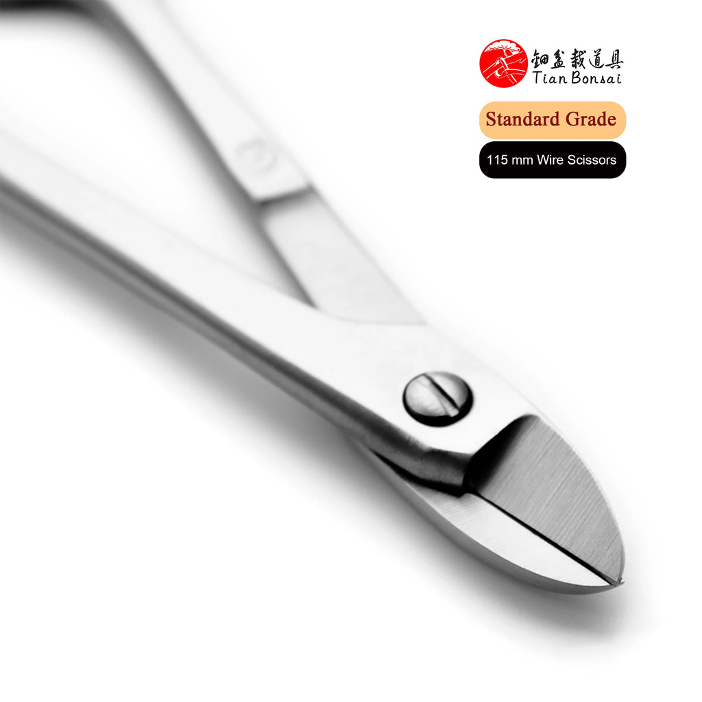 Standard Bonsai Tools 115 mm Wire Scissors Integrally Forged with 3Cr13 Alloy Steel
