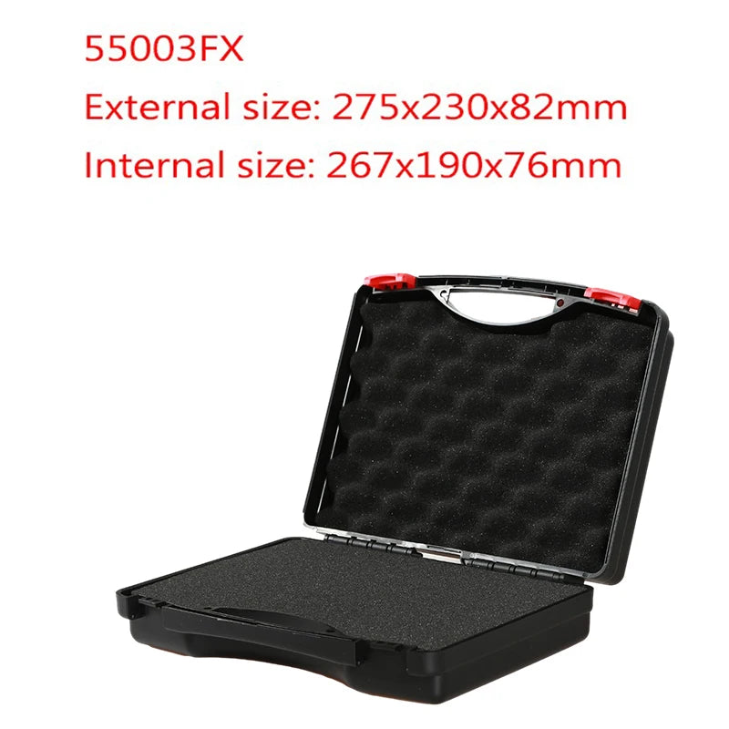 Suitcase Tool Box Professional With Spong Complete Toolbox Cases Portable Plastic Tool Case Safety Equipment Instrument Case