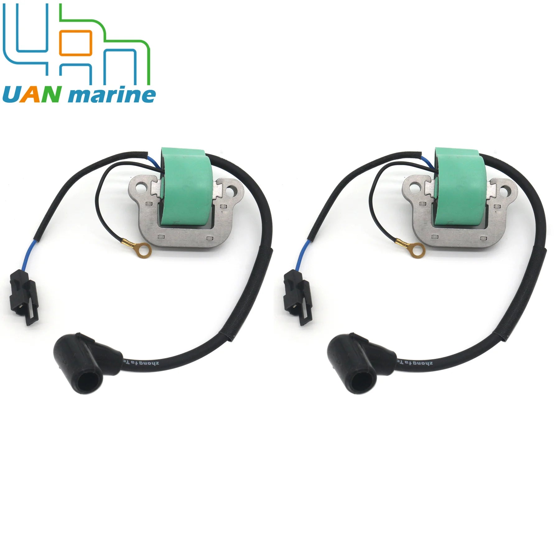 2PCS Ignition Coil Assembly For OMC Johnson Evinrude Outboards Engines Coil 502880 581407 0581407 18-5196