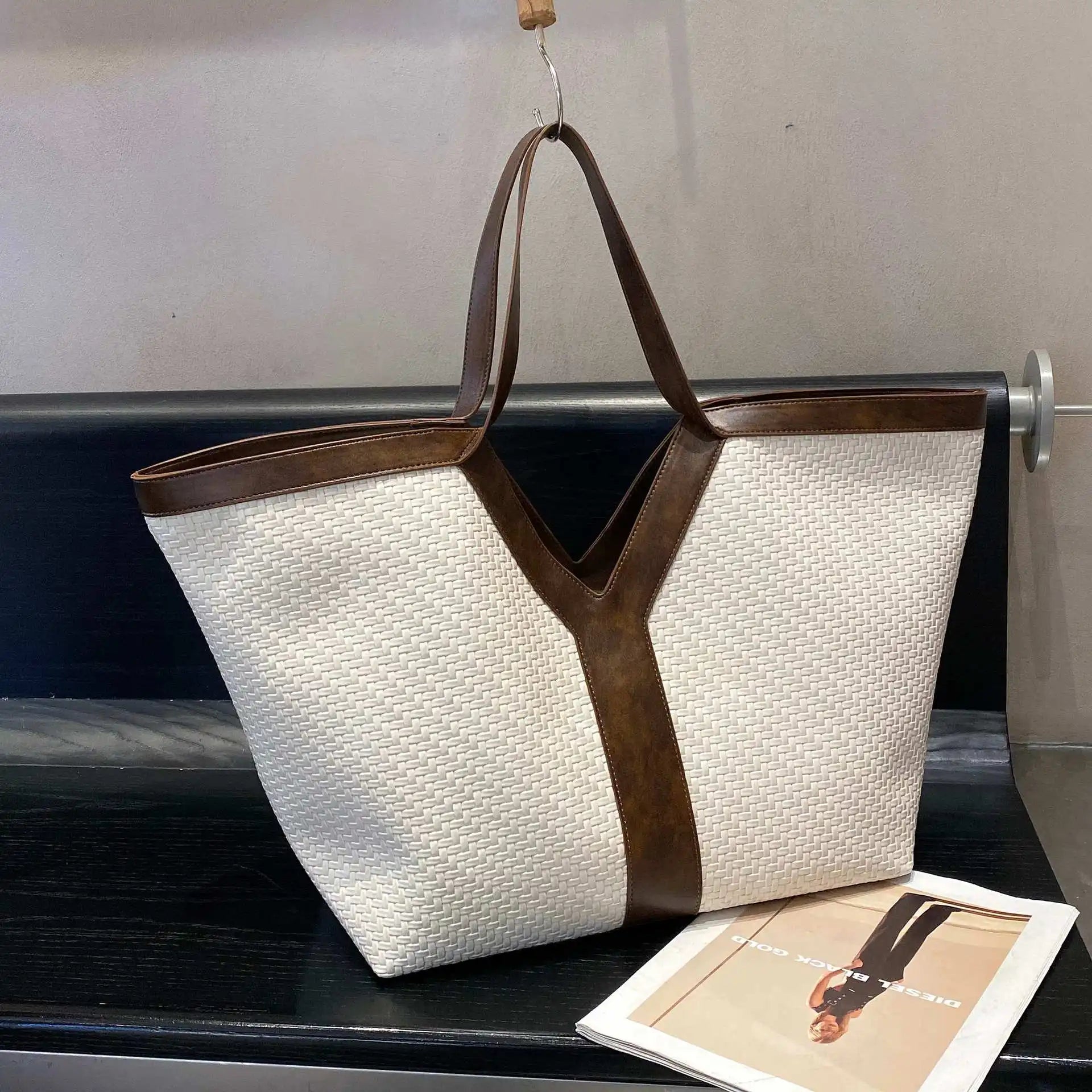 Trendy Design Simple Unique Leisure Diaper Bags For Ladies Luxury Brand Elegant Crossbody Bag Leather Tote