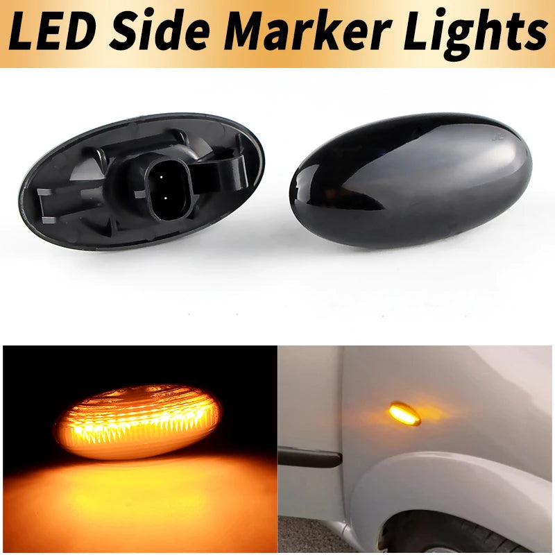 2PCS LED Side Marker Lights Canbus For Mazda 2 2011-2014 3 2004-2009 5 2006-2010 MPV 2004-2006 Turn Signal Lamps Car Accessories