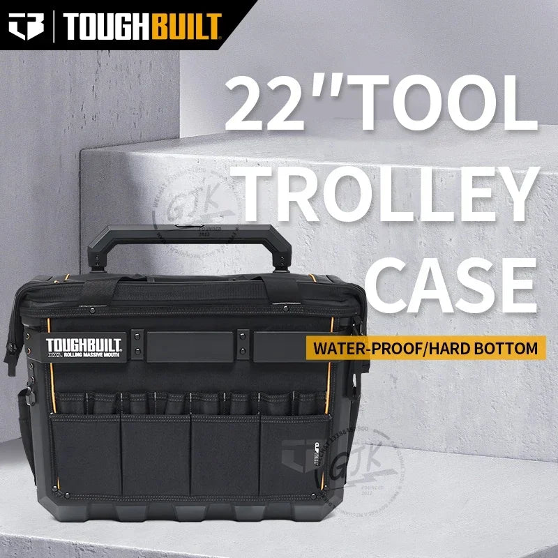 TB-CT-61-22 TOUGHBUILT  XX-Large Rolling Massive Mouth Bag Multi-functional Waterproof Push-pull Toolkit