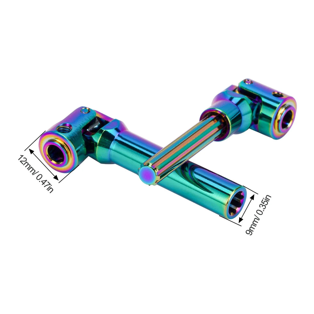 Metal Internal Spline Drive Shaft Universal Joint Driveshaft 60-181mm for 1/10 RC Crawler Axial SCX10 Capra TRX4 TRX6 VS4-10 LCG