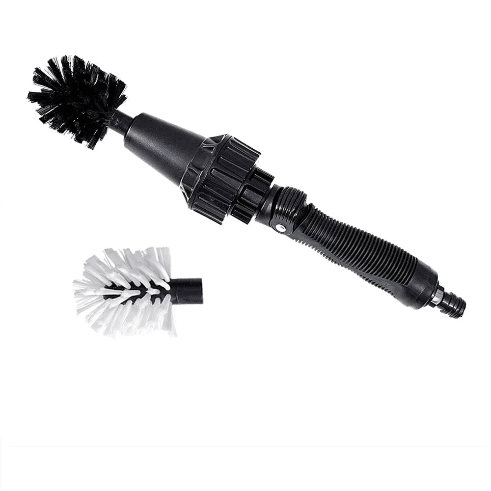 Car Wash Equipment Rotary Washer Washing Brush Water Driven Rotary Cleaning Brush Car Wheel Brushes Hand-held Auto Cleaning Tool