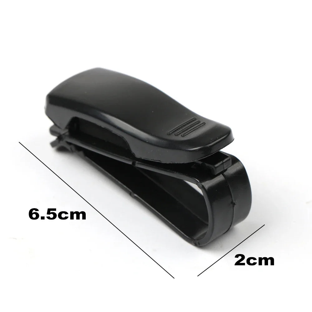 Car Glasses Case Auto Sun Visor Glasses Holder Sunglasses Clip Card Ticket Holder Multi-Function Automobile Accessories Storage