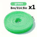 1PC 314.9in Portable Clothesline for Fall & Winter - Windproof, No-Drill Outdoor String, Upgraded Anti-Slip Camping Clothesline
