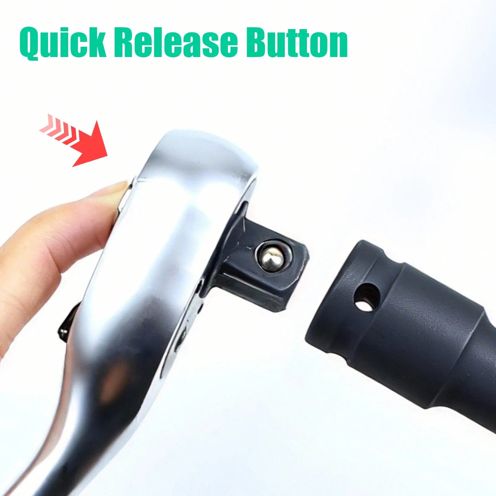 1pc 72 Tooth Quick Ratchet Wrench 1/2 1/4 3/8 3 Size Flying Wrenches Two-way Socket Wrench Repair Tools for for Vehicle Bicycle
