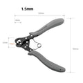 1.5/2.25/3mm Repair Jewelry Making Tool Repair Wire Rolling Pliers Craft Jewelry Making Round Nose Pliers For Wire Ring Wrapping