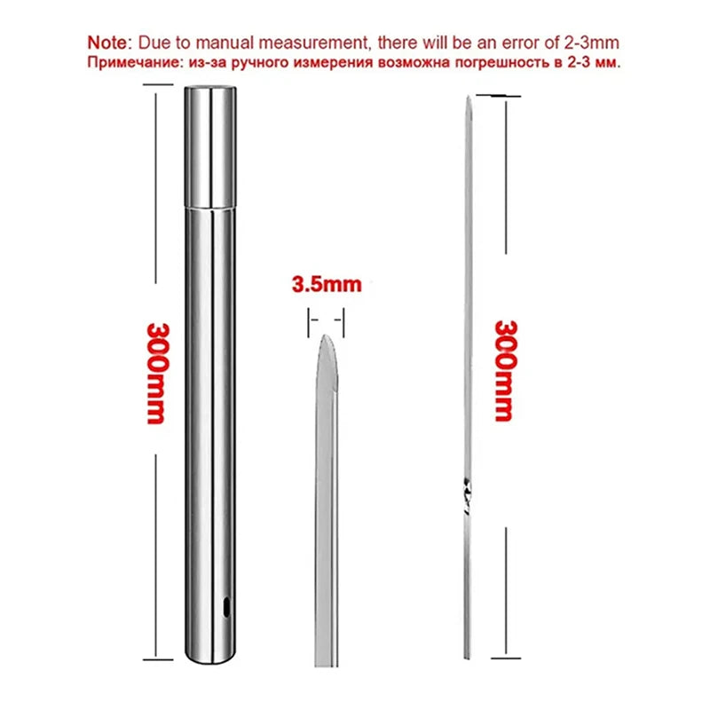 10/50Pcs Stainless Steel Barbecue Skewer Reusable BBQ Skewers Kebab Iron Stick For Outdoor Camping Picnic Tools Cooking Tools