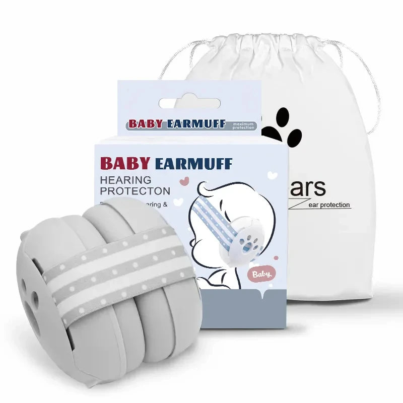 Sleeping Noise-Canceling Baby Ear Muffs Child Protection Headband Style Noise Reduction Ear Covers for Children