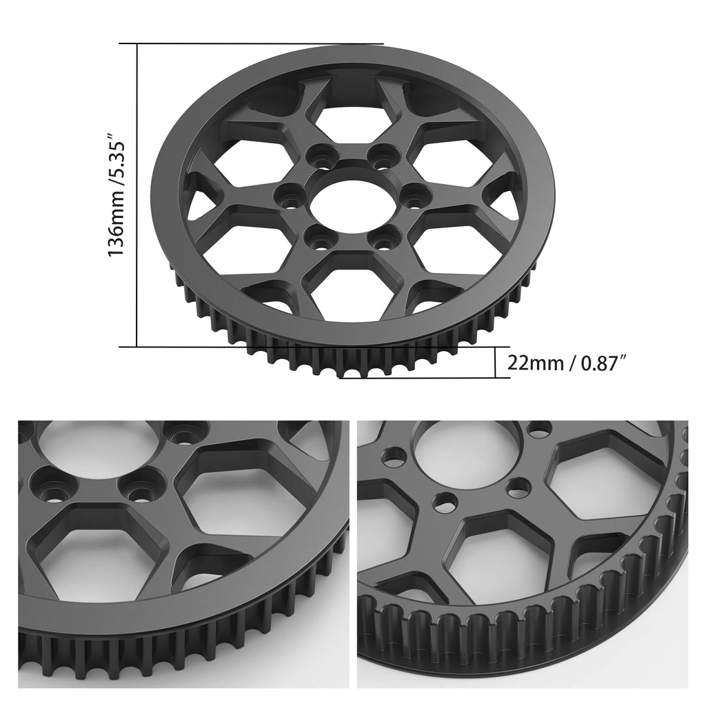 2025 For Surron Light Bee X Surron Electric Bike Secondary Belt Drive Pulley Middle Drive Axis Shaft Kit For Sur-Ron Light Bee S