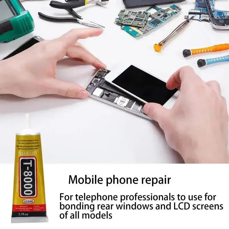 T8000 Phone Repair Glue Phone Screen Glue Cell Phone Adhesive Phone PLR Glue Electronic Glue Multifunction DIY Phone Adhesive