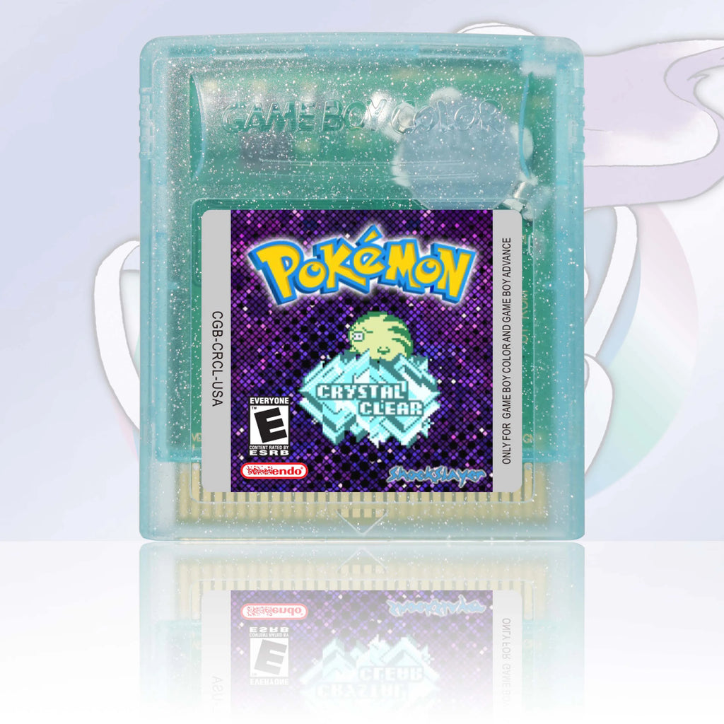 Pokemon Crystal Clear/Orange/Prism/Polished Series GBC Game Cartridge 16 Bit Video Game Console Card High Quality GBC Video Game