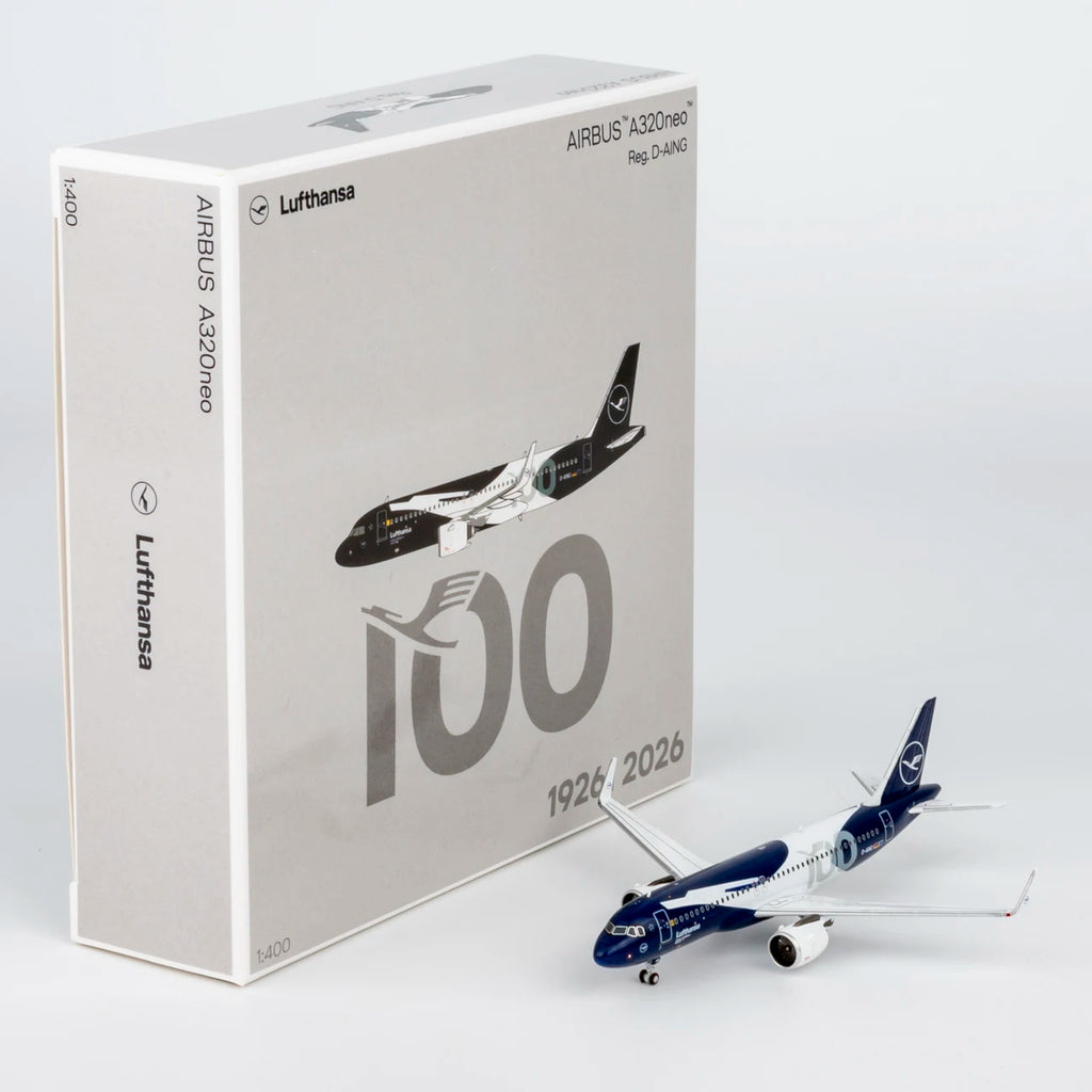 15072 Alloy Collectible Plane Gift NG Models 1:400 Lufthansa Airlines [100 Years] Airbus A320neo Diecast Aircraft Model D-AING