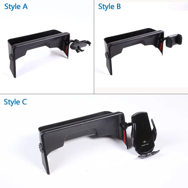 For Honda Civic 11th 2022 Car Phone Holder Screen Fixed Navigation Bracket Navigation Screen Rear Storage Box Organize Tray
