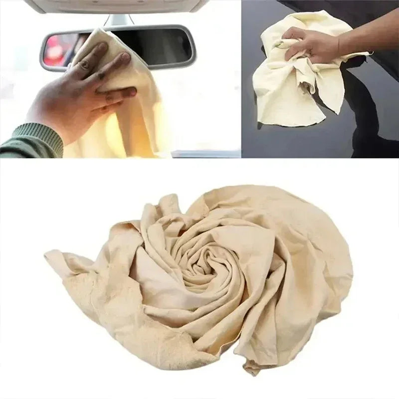 kkjoy Double Layer Suede Car Towel - Thick, Absorbent Microfiber Cloth for Scratch-Free Car Wash & Detailing