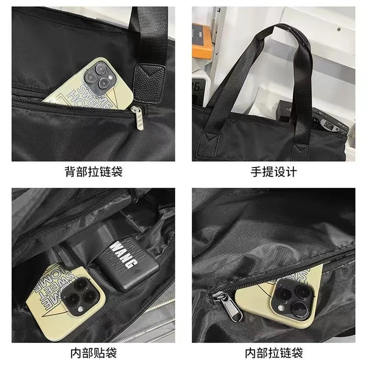 2025 versatile crisscross casual Tote Bags Functional package high-capacity shoulder bag handbag valise travel duffle
