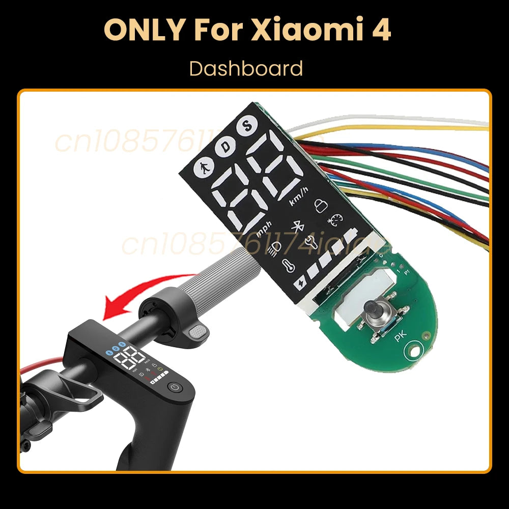 Dashboard for Xiaomi 4 Electric Scooter Instrument LED Screen Display Circuit Board Replacement Parts