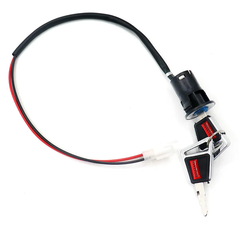 For Citycoco Scooter Power Lock Key Switch Assembly Electric Door Vehicle Starter Switch Power Ignition Switch