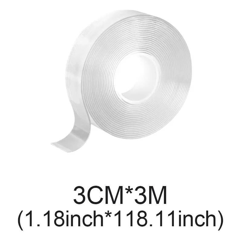 Adhesives Sealers Tape Super Strong Double-Sided Tape Reusable Traceless Waterproof , Adhesive Nano Sticker,Sink Tap Gel Sticker