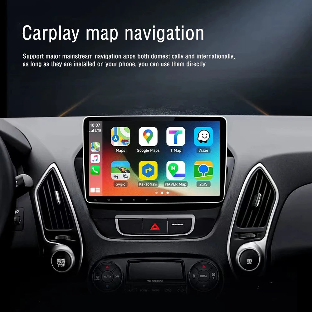 WRWD New 2 in 1 Mini Wireless Carplay Ai Box Plug&Play BT WiFi Wired To Wireless For Apple Android AUTO Adapter Car Dongle