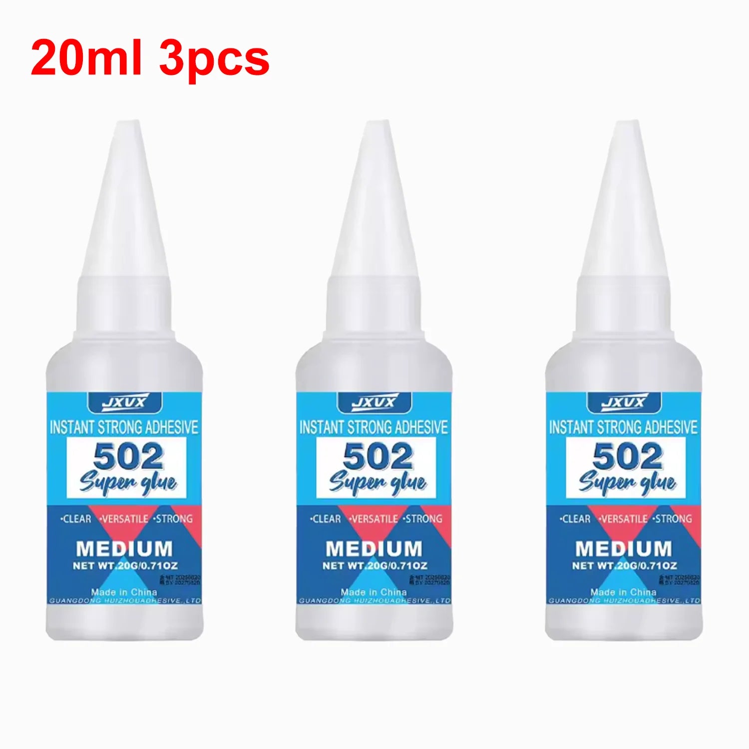 5PCS 502 Super Adhesive Multi Functional Adhesive, Used for Metal, Plastic, Daily Maintenance, DIY, and Small-Scale Process Repa