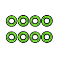8Pcs Premium Skateboard Bearings Pro Longboard Speed Bearings ABEC-9 Steel Bearings Skateboard Scooter Roller Wheel