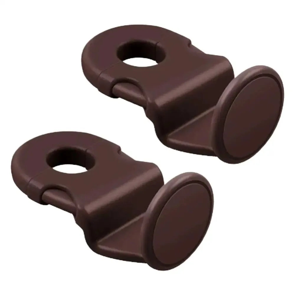 2PCS Heavy Duty Car Headrest Hooks 20KG, Universal Back Seat Hanger Organizer for Grocery Bags, Anti-Slip Interior Accessories