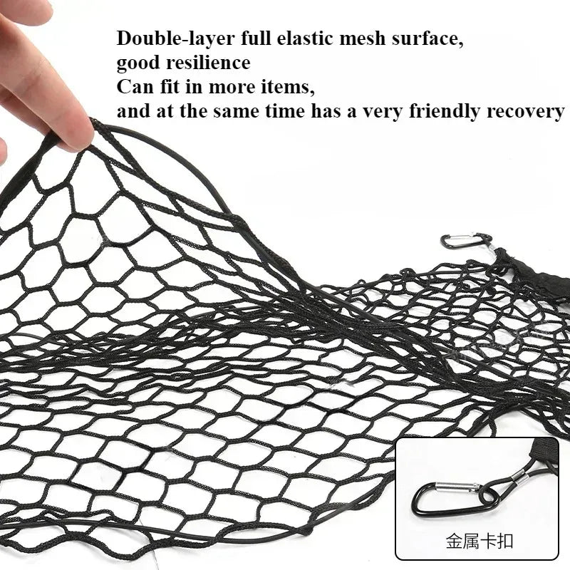 Elastic Net For Tesla Cybertruck Cyber Pickup Truck Back Bucket Box Outdoor Travel Luggage Net Fixed Decoration Car Accessories