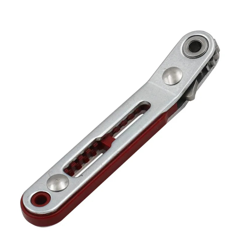 Mini Ratchet Wrench Hexagon Torx Bidirectional Control Screwdriver Drill Bit 1/4 Square Drive Sockets Screwdriver Drill Bits