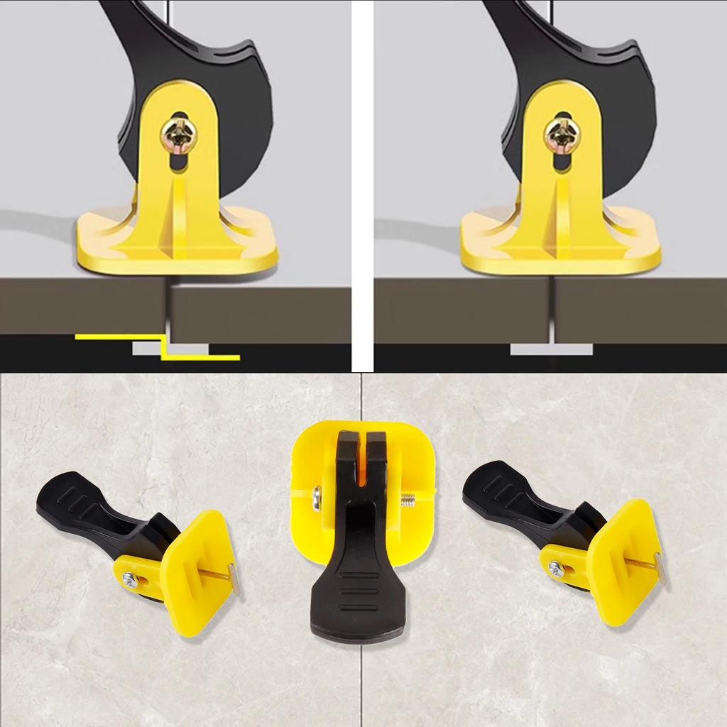 Reusable Floor Porcelain Tile Leveling System Clips Ceramic Levelers Kit for Tile Laying Fixing Wall Tile Construction Tools