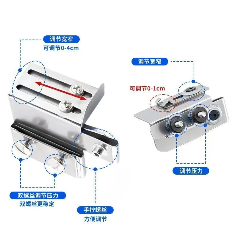 Adjustable Elastic Band Tool for Overlock Machines - Wide & Narrow Edge Sealing Machine Accessories