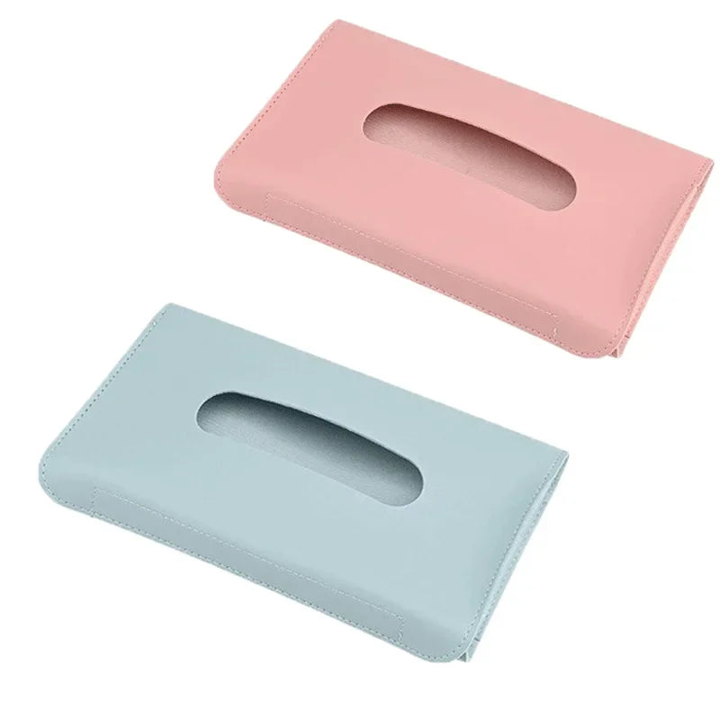 1/2/4Pcs Car Tissue Box Towel Sets Car Sun Visor Tissue Box Holder Auto Interior Storage Decoration for BMW Car Accessories