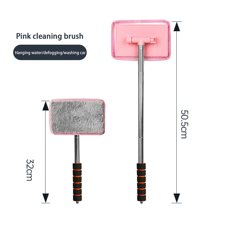 Car Front Windshield Defogging Brush Telescopic Long handle Car Household Glass Clean Brushes Dust Remover Tool 2025 New