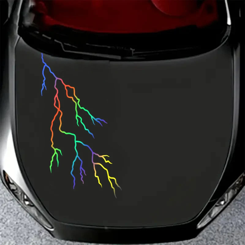 Lightning Car Hood Stickers for Refit Auto Bonnet Door Vehicle Body Styling for Bmw Mercedes Benz Volkswagen Audi Porsche Ford